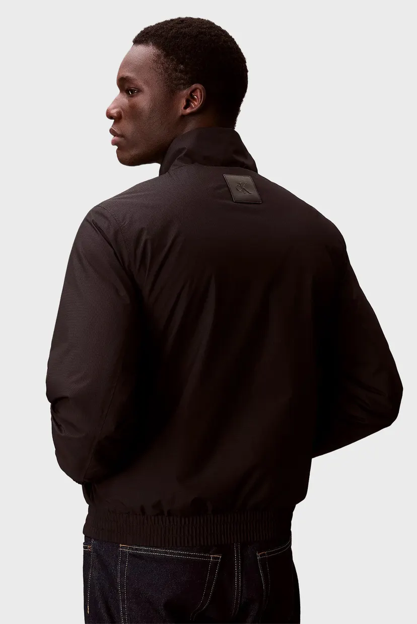 Мужская черная куртка PADDED HARRINGTON 4