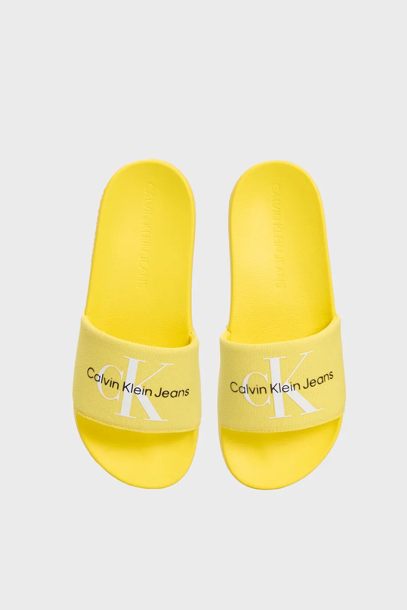 Жіночі жовті слайдери SLIDE MONOGRAM 4