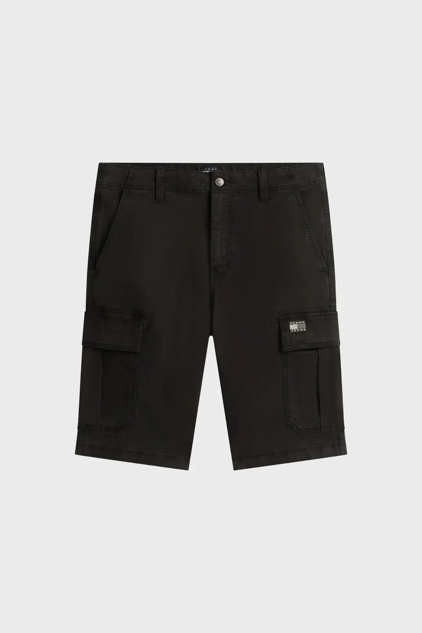 Чоловічі чорні шорти WASHED 5