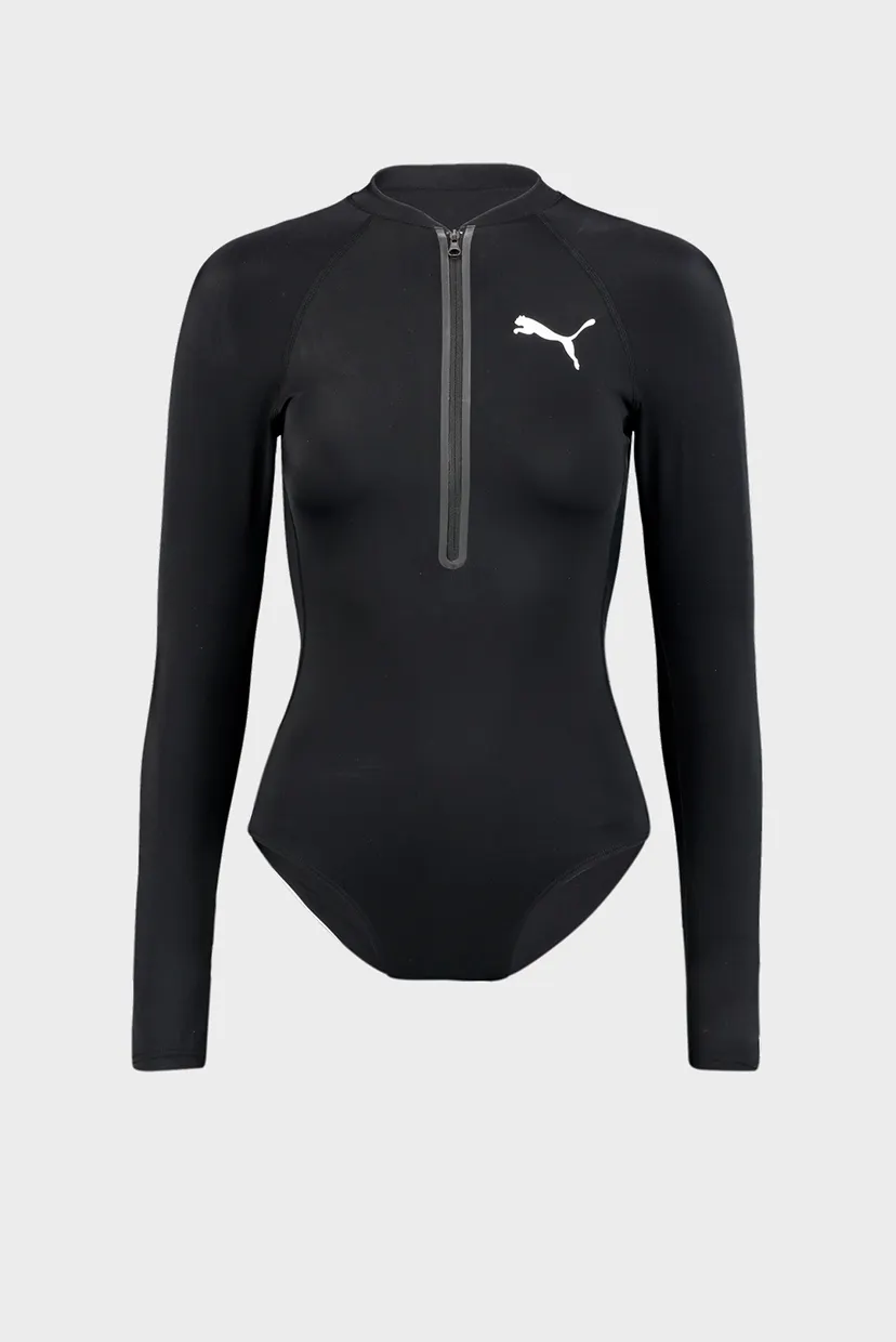 Женский черный гидрокостюм PUMA Swim Women Long Sleeve Surf Suit 6