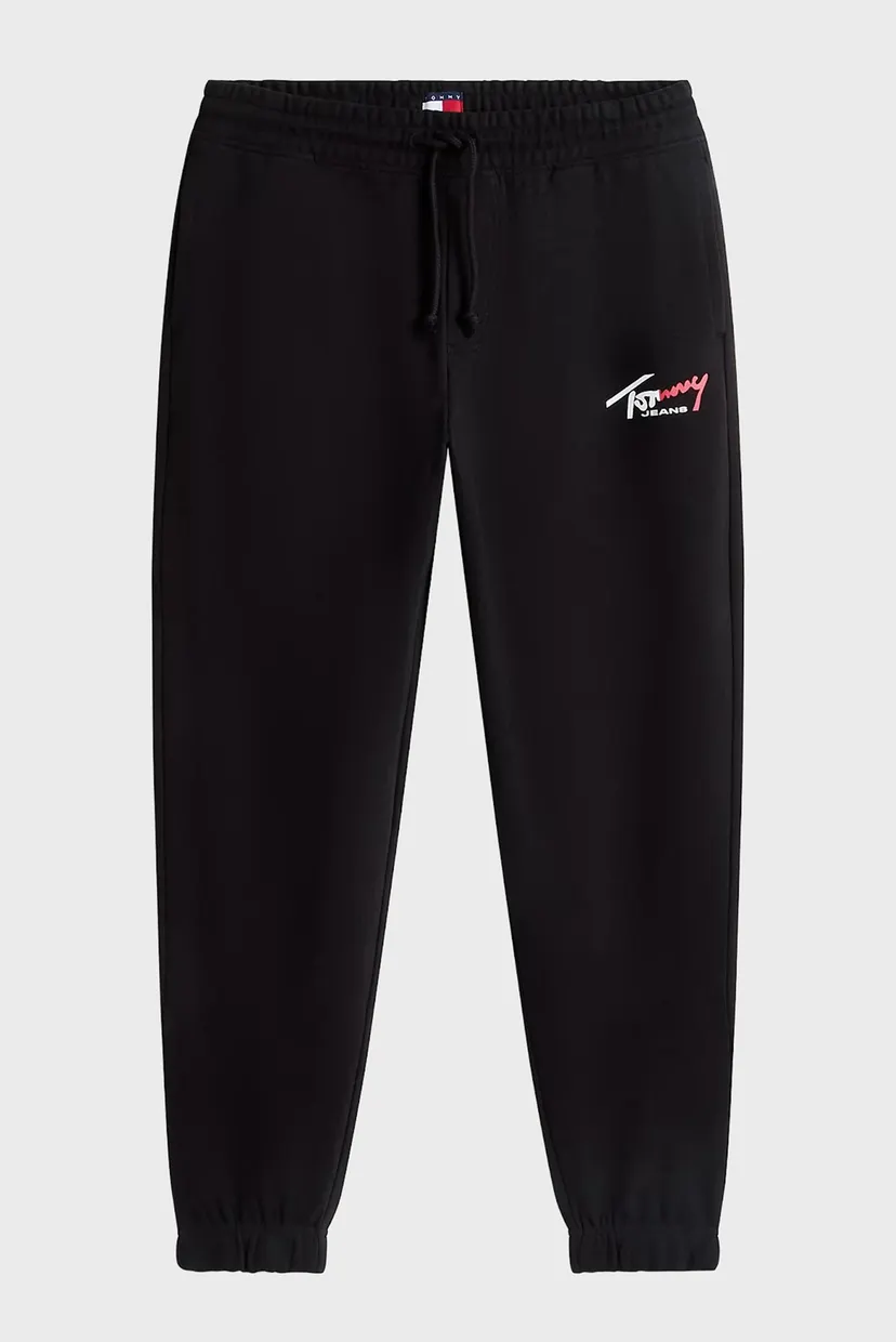 Чоловічі чорні спортивні штани REG SIGNATURE SWEATPANT 5