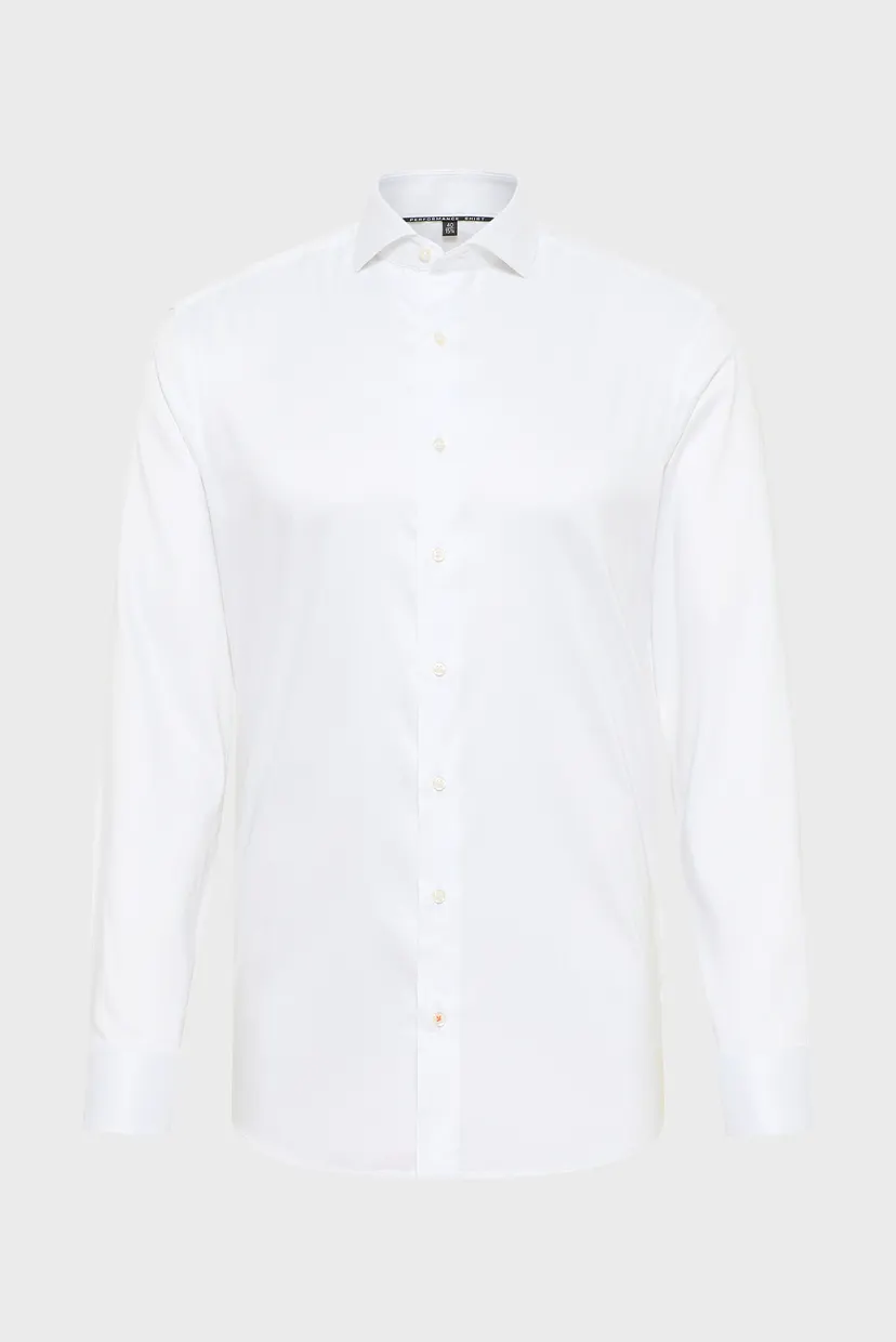 Чоловіча біла сорочка SLIM FIT 6