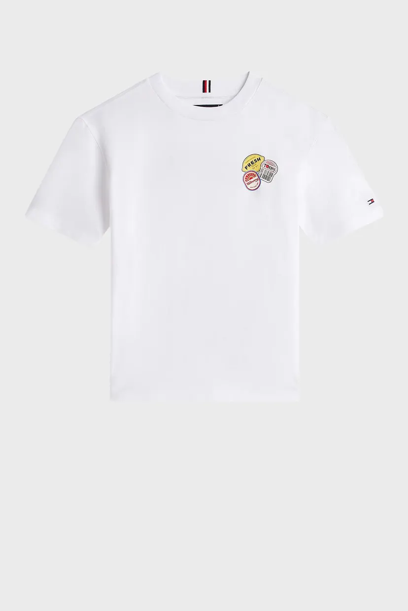 Дитяча біла футболка STICKER PRINT GRAPHIC 5