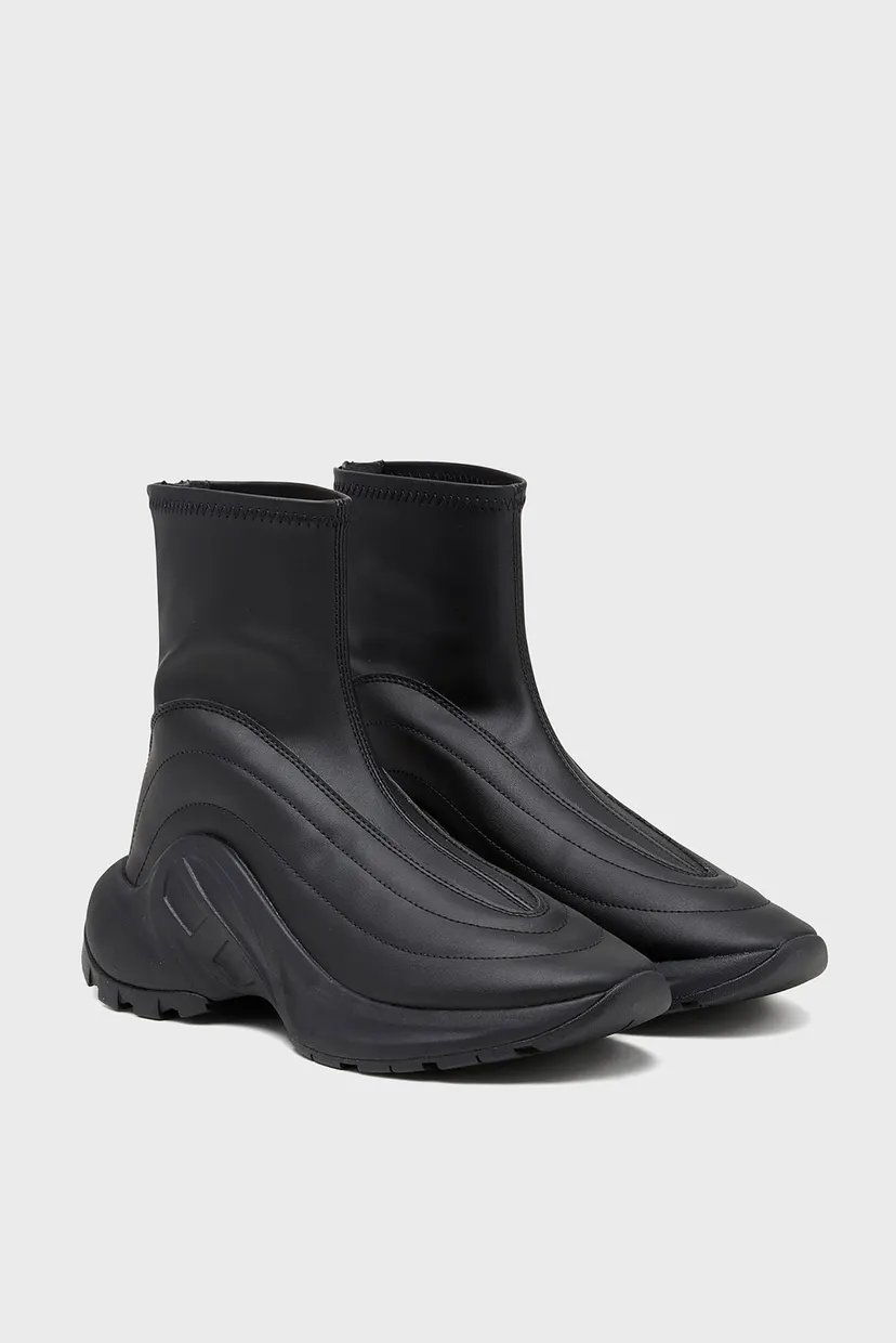 Черные хайтопы S-D-RUNNER BOOTIE X 3