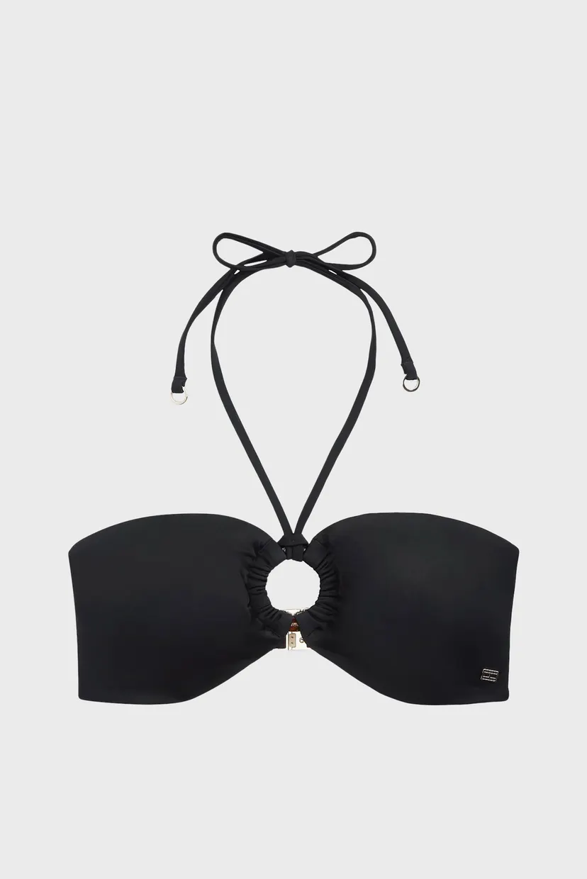 Женский черный лиф от купальника BANDEAU 5