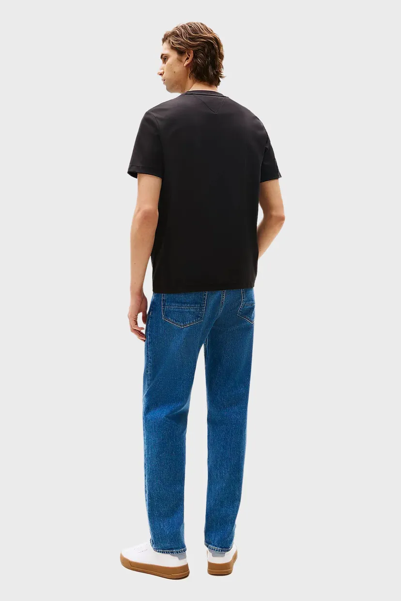 Мужская черная футболка ICON HILFIGER TEE 3