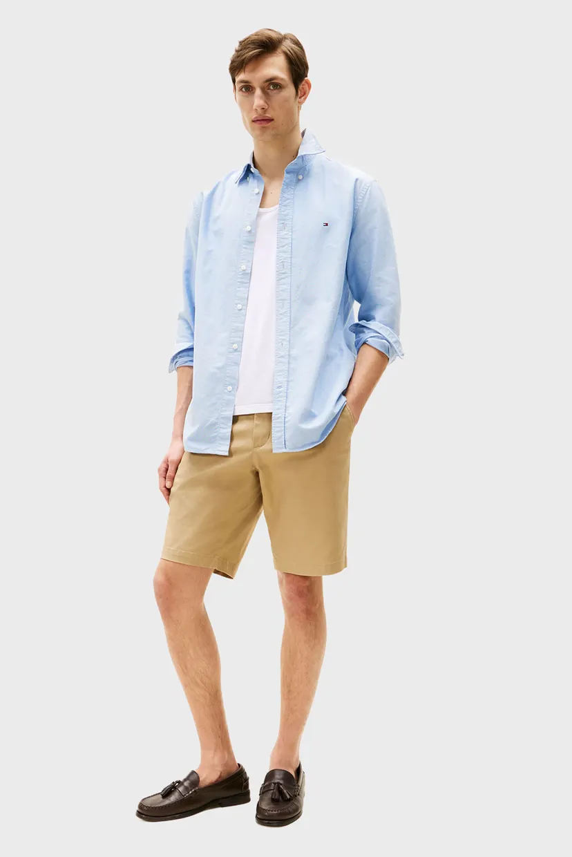 Чоловіча блакитна сорочка SOLID HERITAGE OXFORD 2