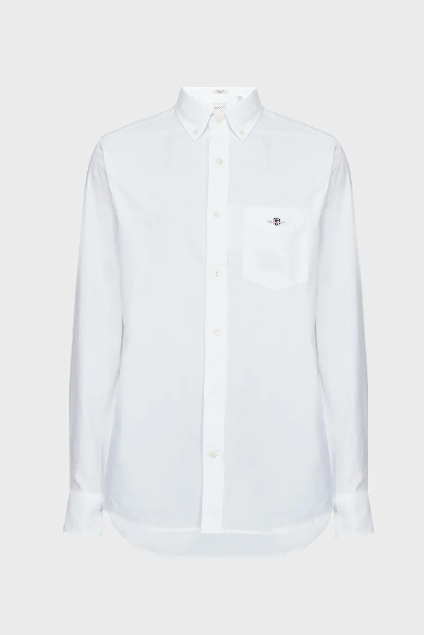 Мужская белая рубашка REG OXFORD SHIRT 6