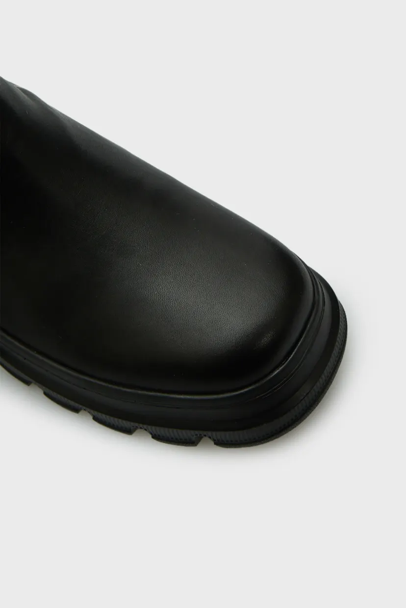 Женские черные ботфорты TJW LIGHTWEIGHT OTK BOOT 4