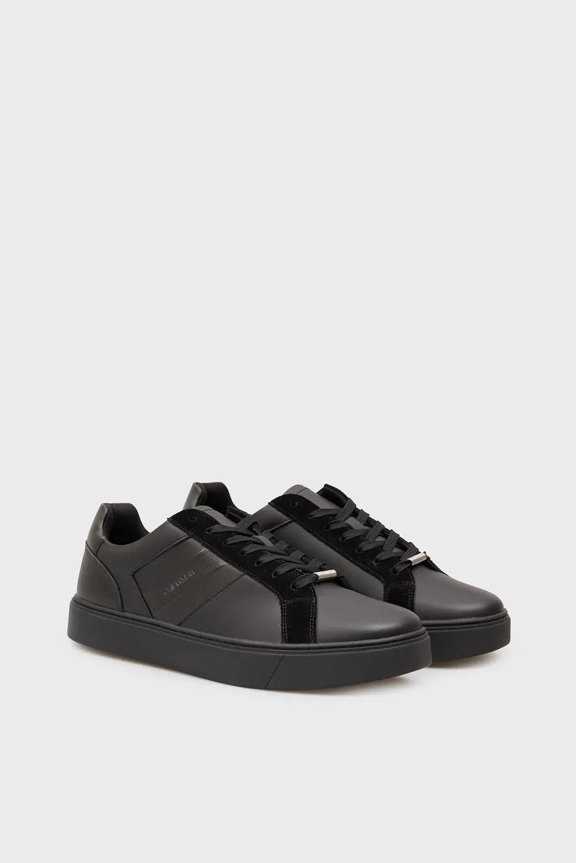 Мужские черные кожаные сникерсы CLASSIC CUPSOLE 3