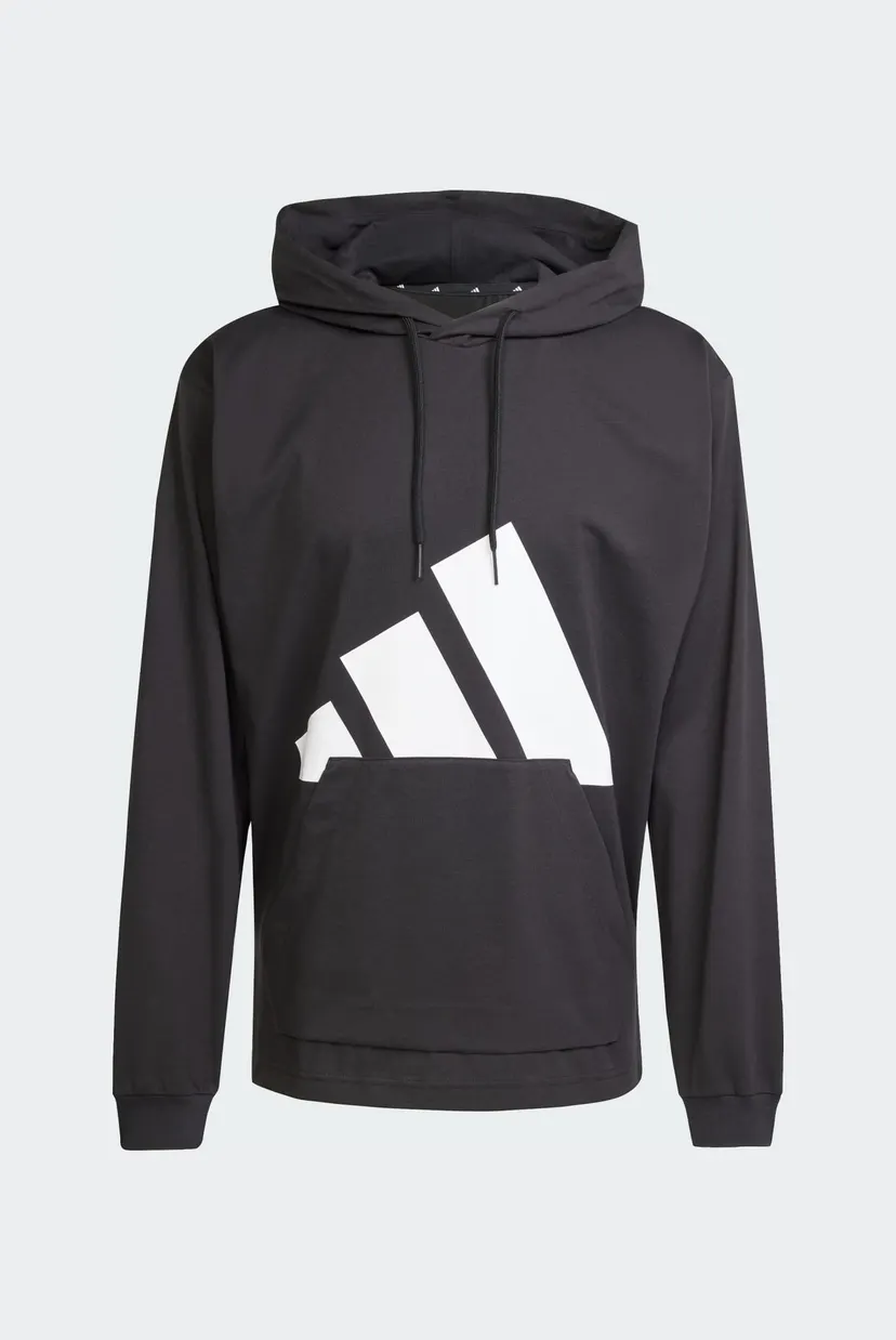 Мужское черное худи Essentials Big Logo Single Jersey 6