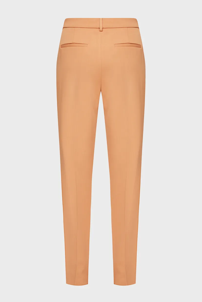 Жіночі помаранчеві брюки WOOL TWILL PLEATED STRAIGHT PANT 8