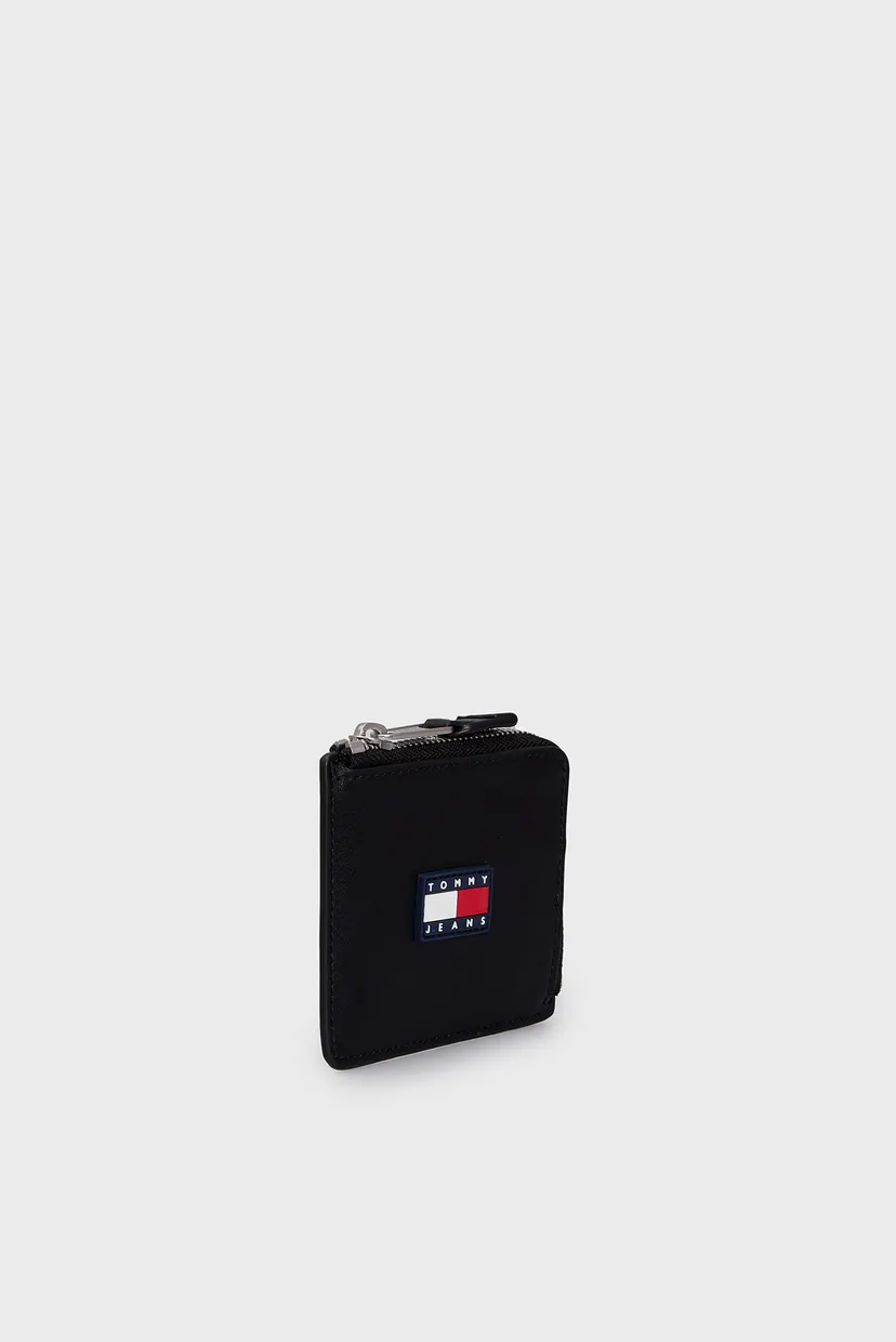 Чоловічий чорний шкіряний гаманець TJM GIFTING LTH SMALL ZA 3