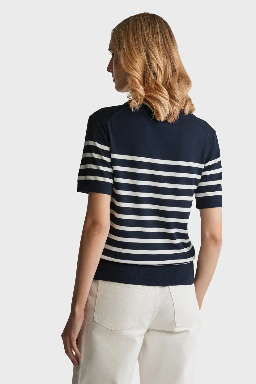 Жіноче поло у смужку FINE KNIT RUGGER 3
