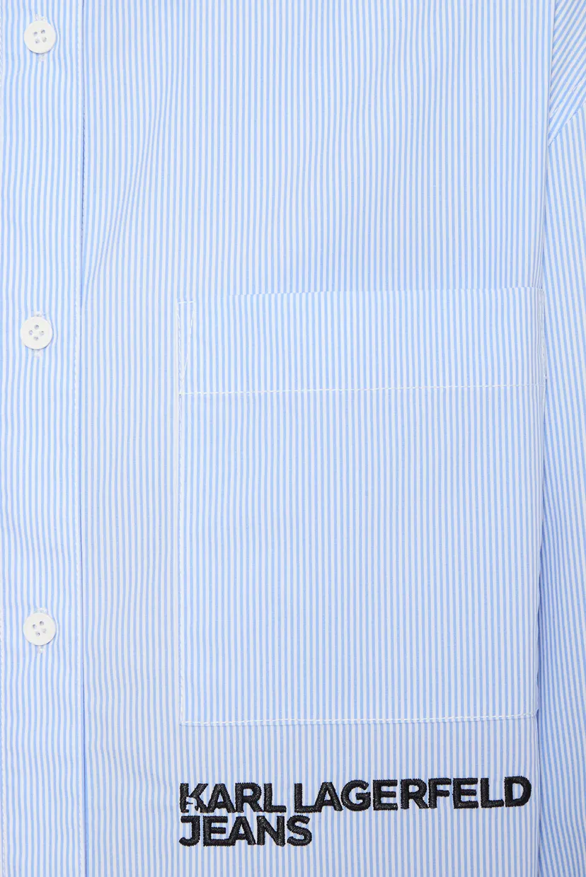 Женская рубашка в полоску klj stripe woven shirt 3