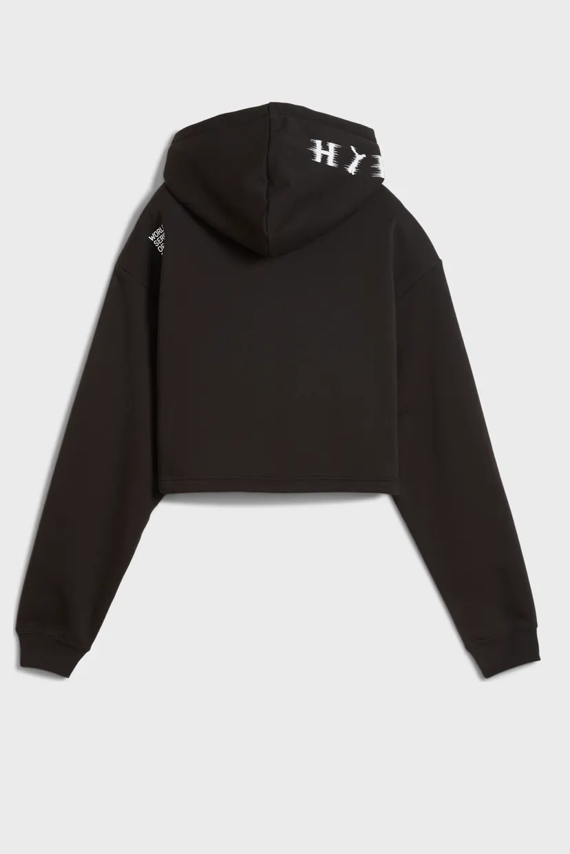 Женское черное худи PUMA x HYROX Heavyweight Hoodie Women 7
