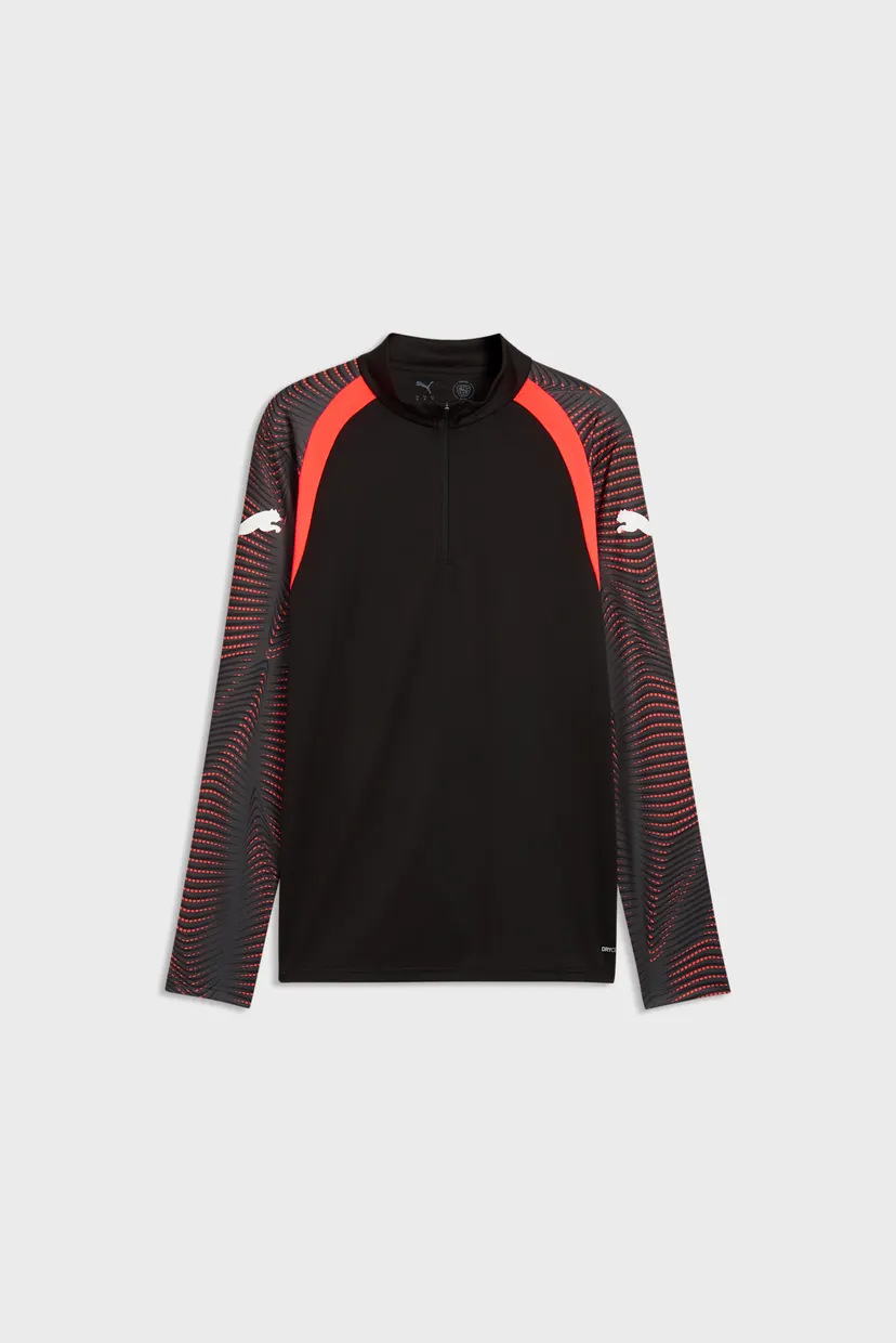 Мужской черный лонгслив individualFINAL Quarter-Zip Football Top Men 4