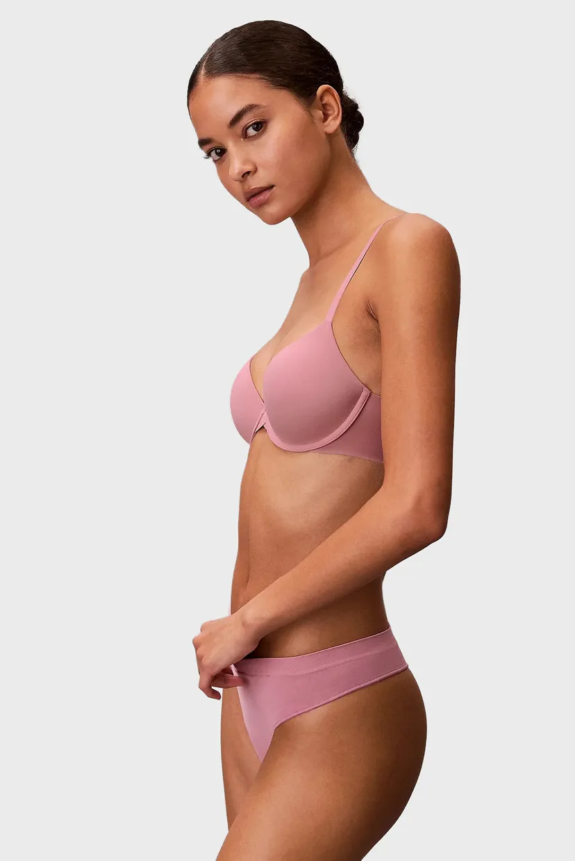 Жіночі рожеві трусики THONG 4