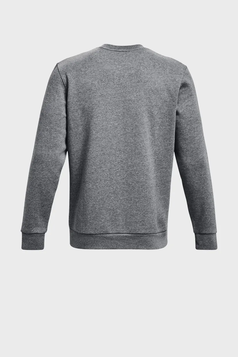 Чоловічий сірий світшот UA Essential Fleece Crew 6