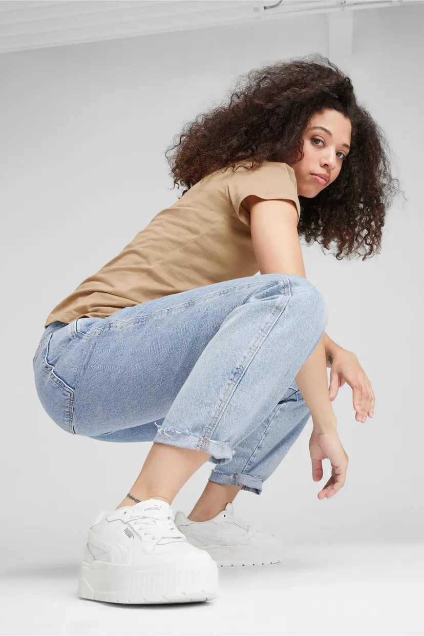 Жіночі білі шкіряні снікерси Karmen II Idol Sneakers Women 8