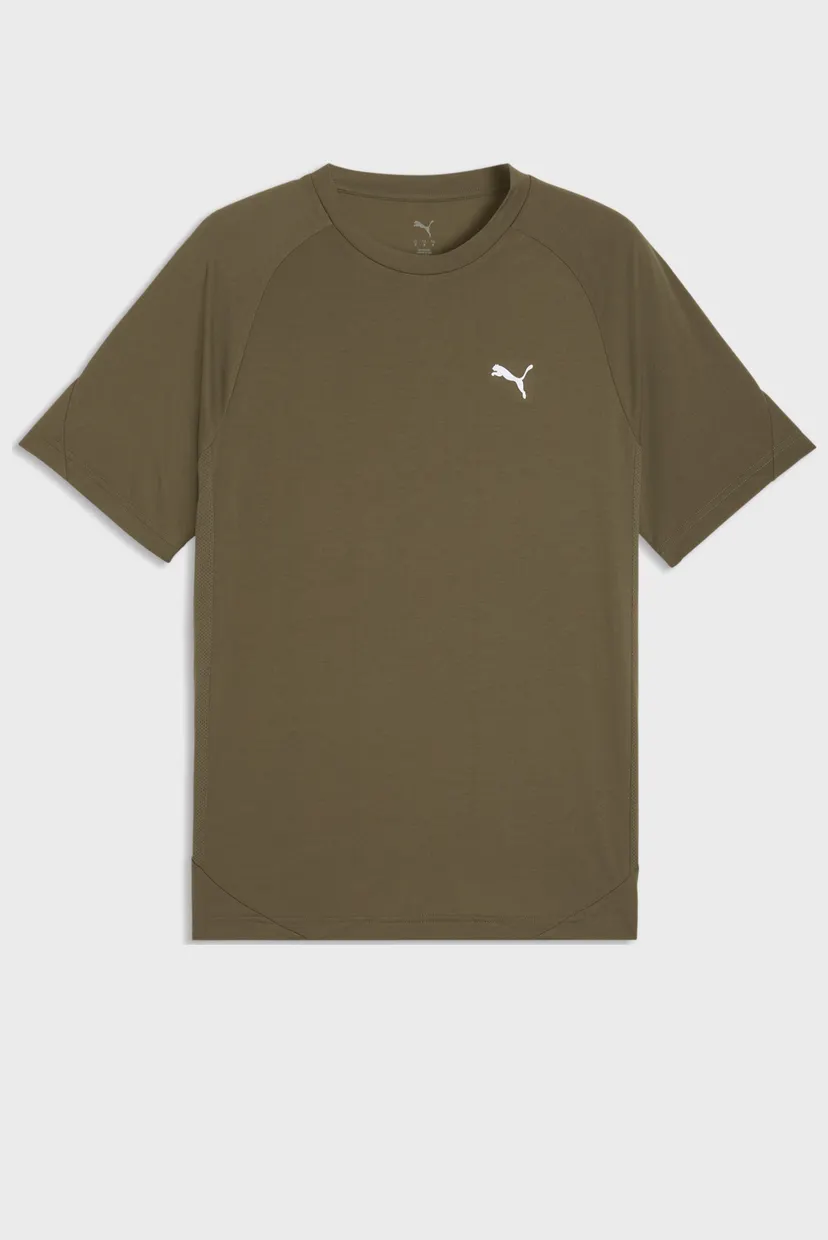 Чоловіча оливкова футболка Evostripe Tee Men 5