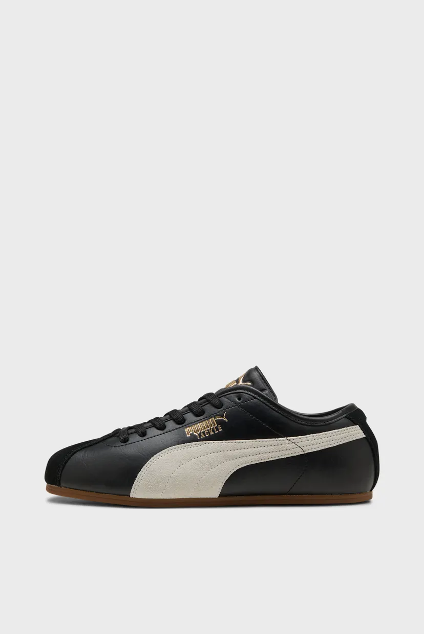 Черные кожаные кроссовки PUMA Tackle OG Sneakers Unisex 3