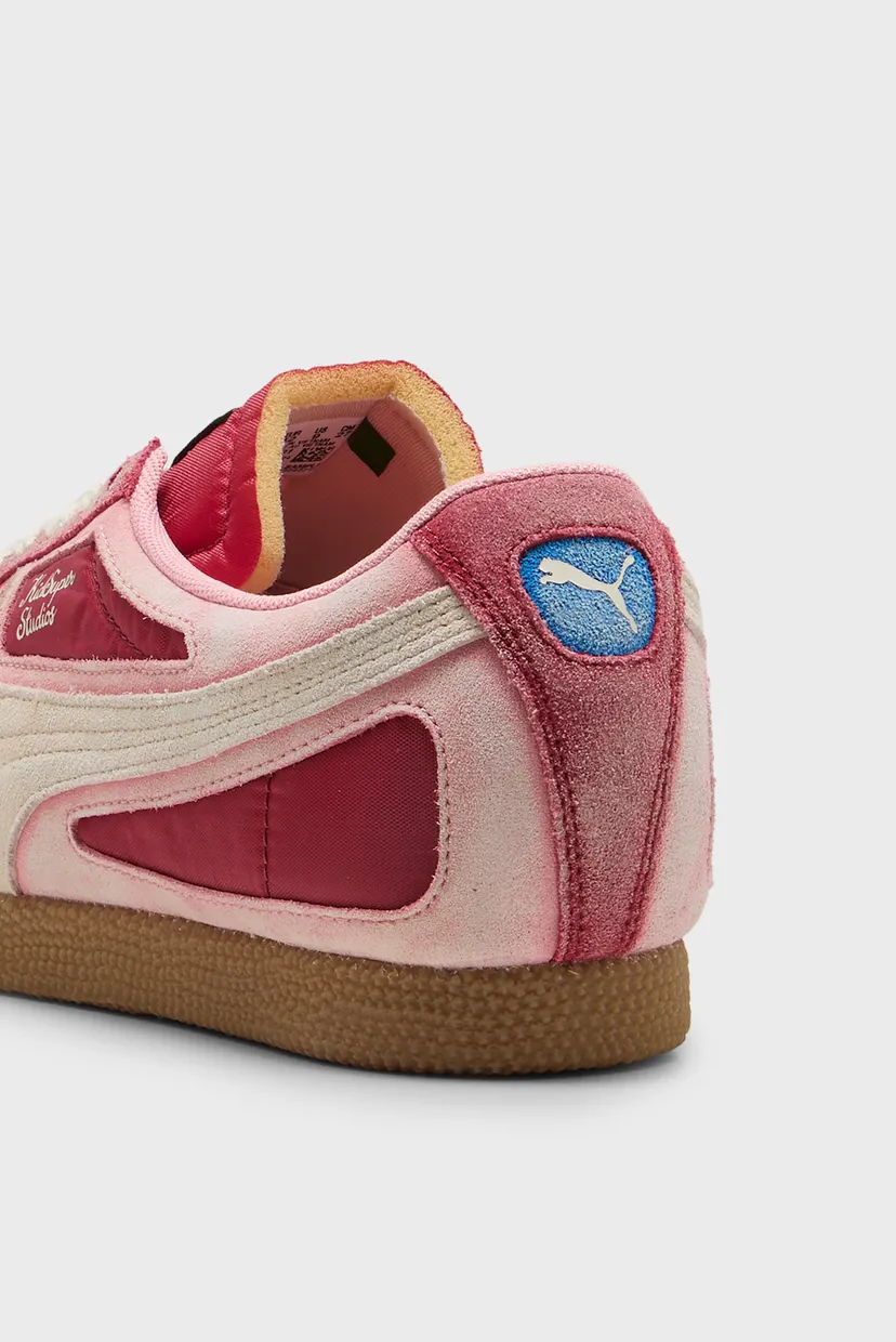 Малиновые кроссовки PUMA x KIDSUPER Brasil Panels Sneakers Unisex 7