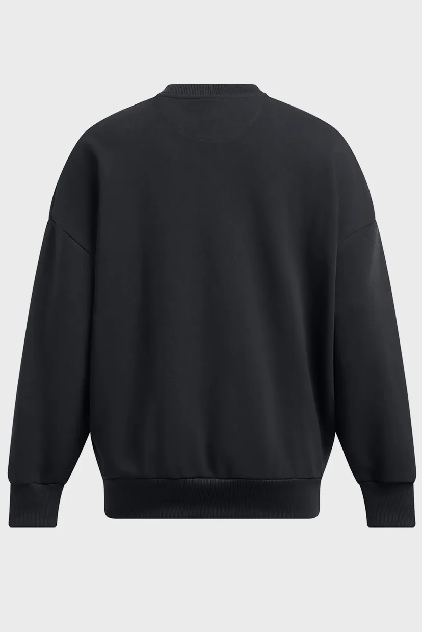 Жіночий чорний світшот UA Icon HWT Terry OS Crew 4
