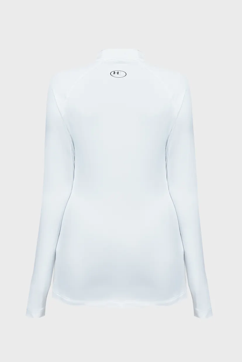 Жіночий білий лонгслів UA CG Authentics Mockneck 11