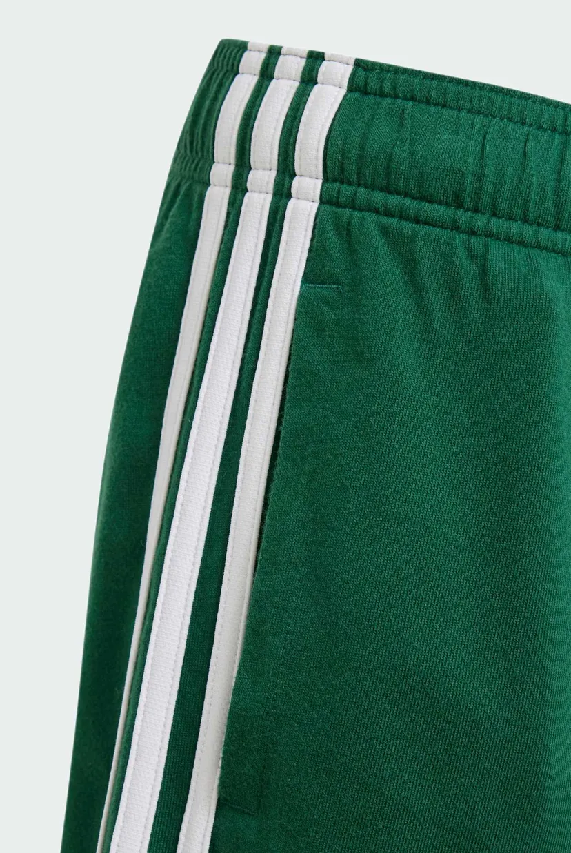 Дитячі зелені шорти Essentials 3-Stripes Knit 3