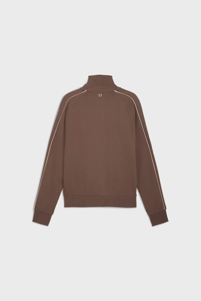 Мужская коричневая спортивная кофта T7 Track Jacket Men 7