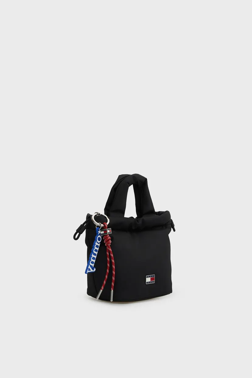 Женская черная сумка ICON CHARMS BUCKET 3