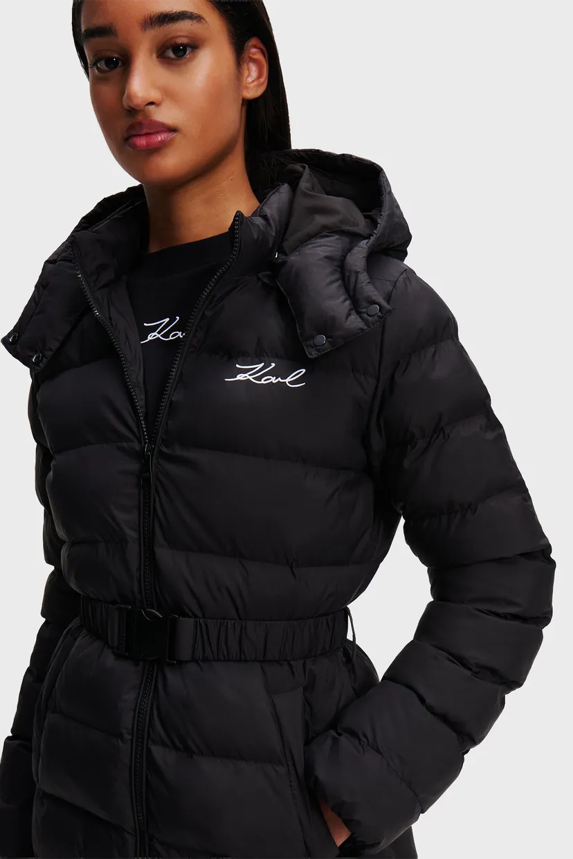 Жіноча чорна куртка lightweight long 4
