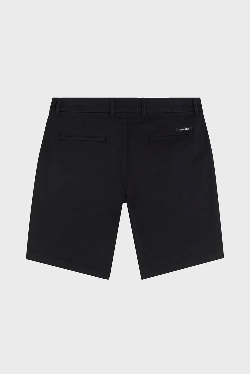 Мужские черные шорты MODERN TWILL SLIM CHINO 7