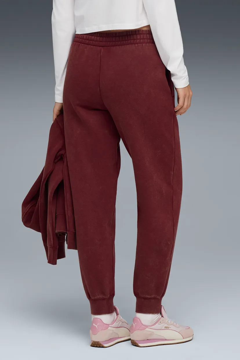 Женские бордовые спортивные брюки Essentials Elevated Comfort Wash Sweatpants Women 3