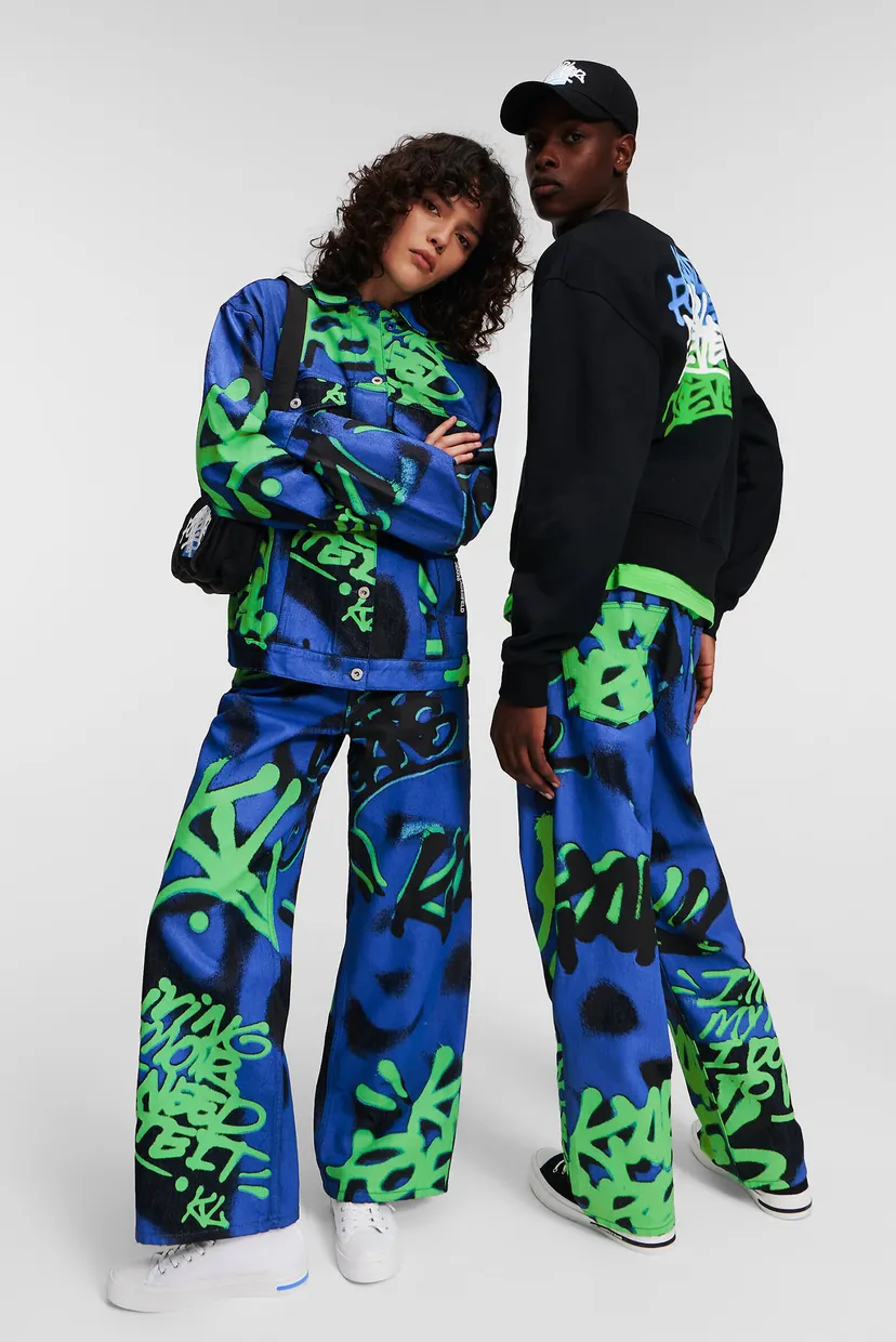 Жіночі джинси KLJ MR RELAXED GRAFFITI DENIM 4