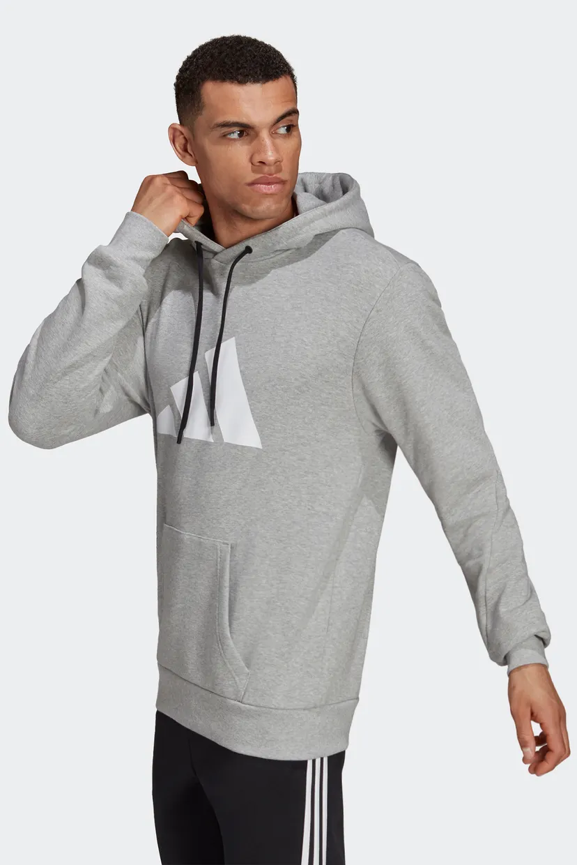Чоловіче сіре худі adidas Sportswear Future Icons Logo Graphic 4