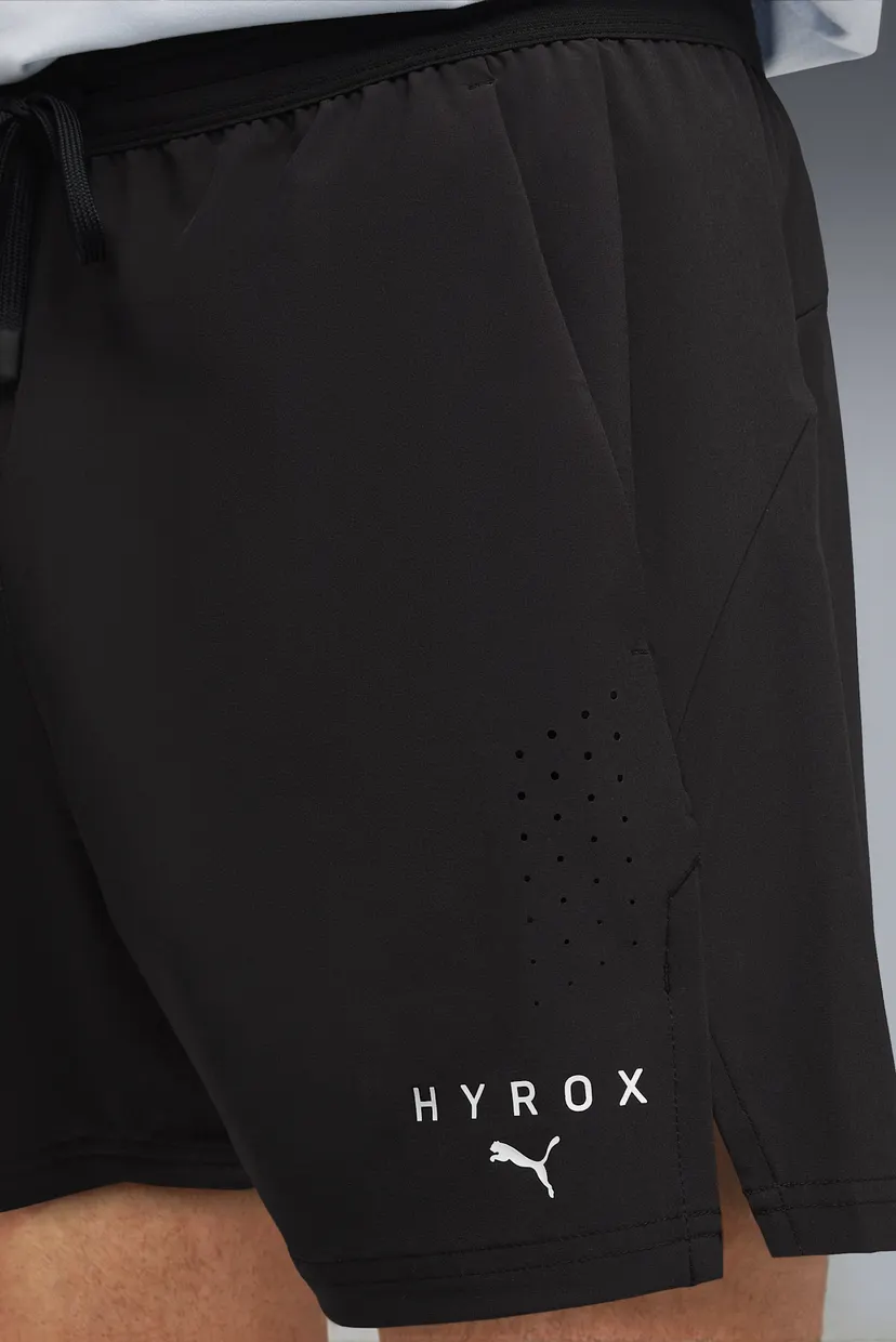 Мужские черные шорты PUMA x HYROX DRYELITE 5