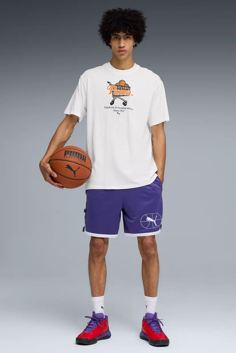 Чоловіча біла футболка Junior Varsity I Relaxed Basketball Tee Men 3