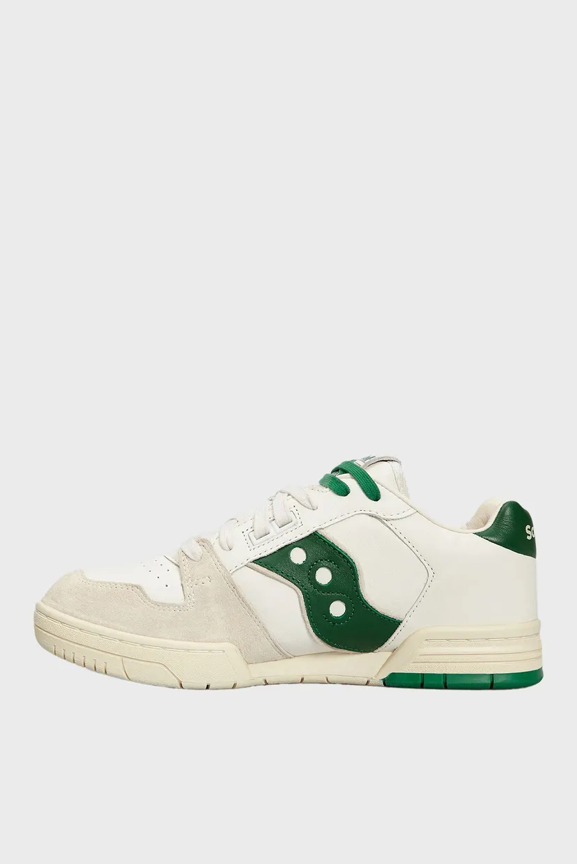 Чоловічі білі шкіряні снікерcи SONIC LOW 6