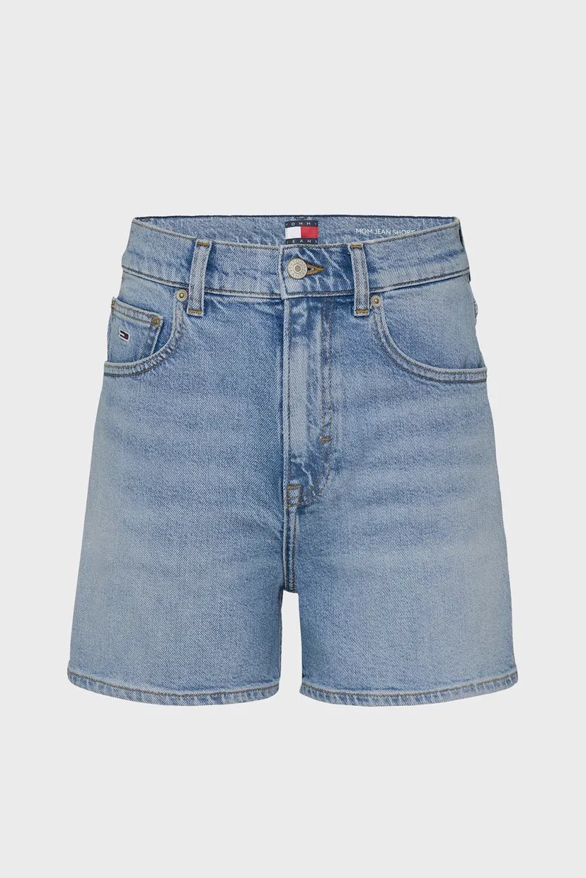 Женские голубые джинсовые шорты MOM SHORT BI0112 5