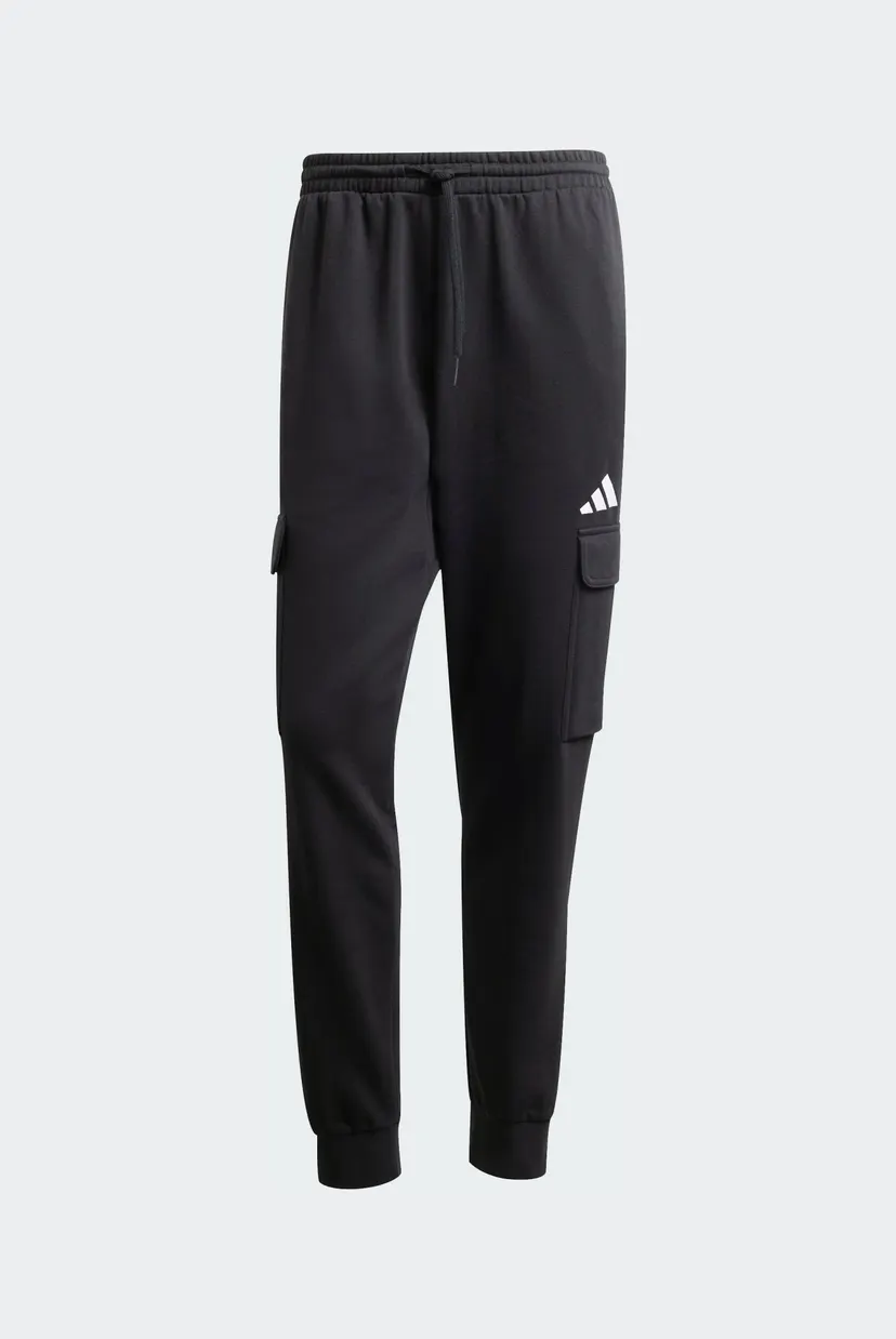 Мужские черные спортивные брюки Essentials Feelcozy Fleece Cargo 6