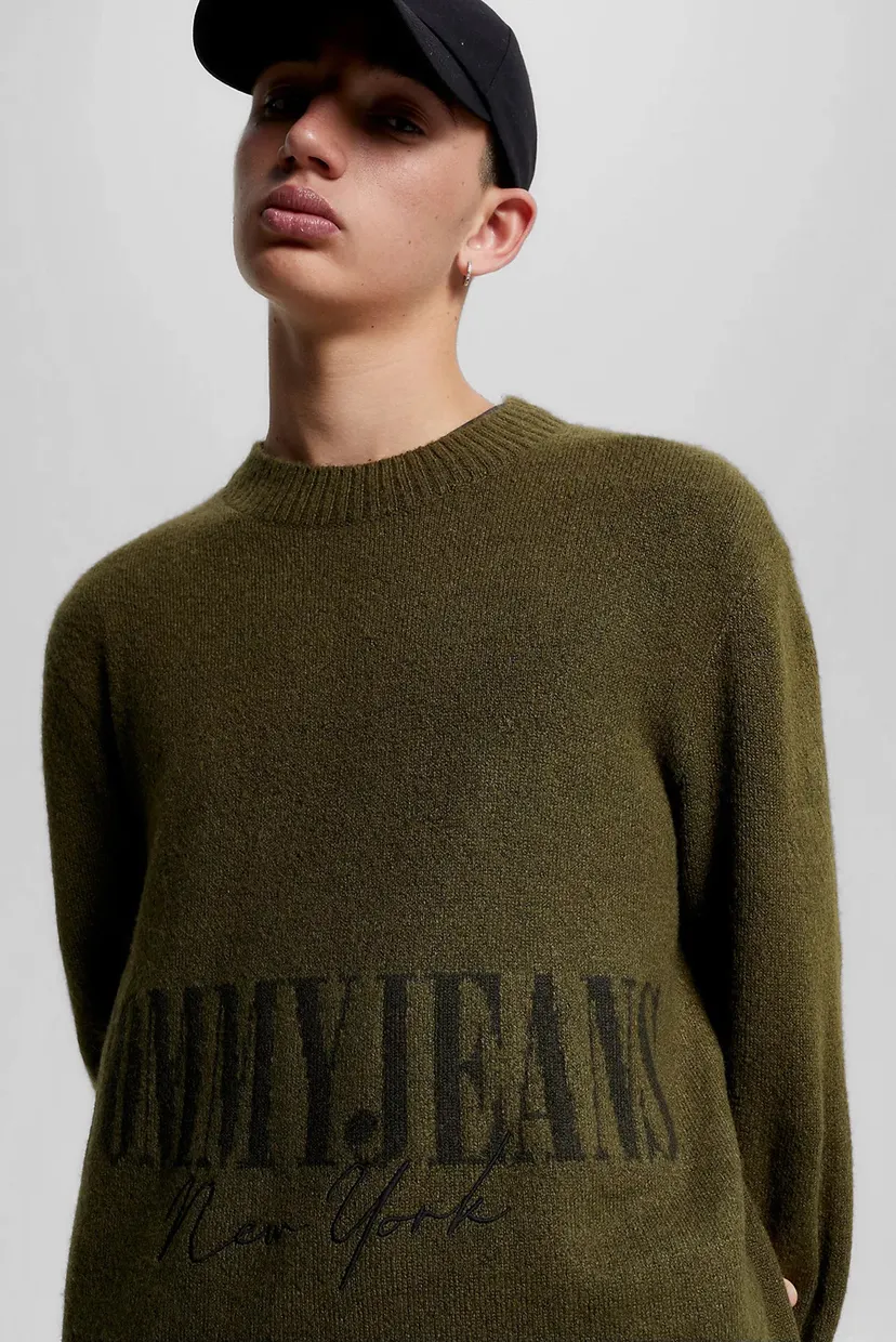Мужской зеленый джемпер TJM RLX TONAL NY SWEATER 4