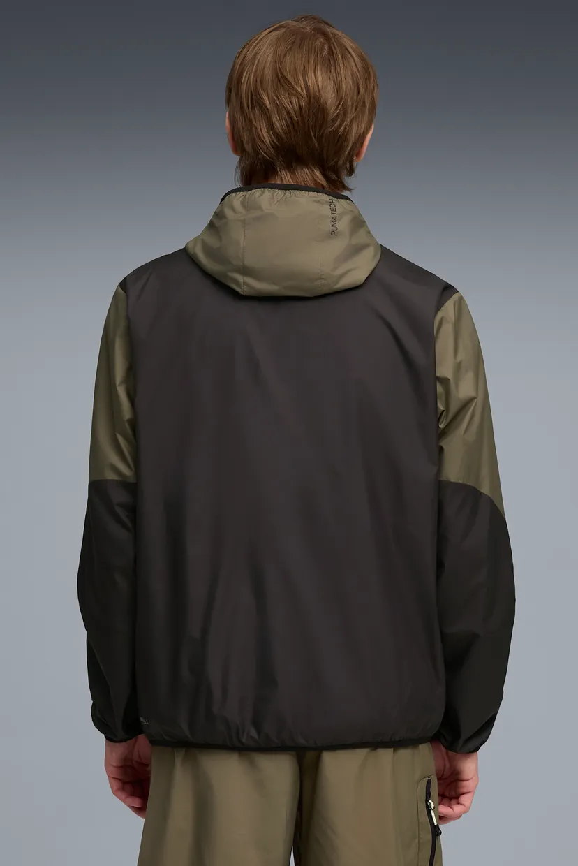 Мужская оливковая ветровка PUMATECH Windbreaker Men 3
