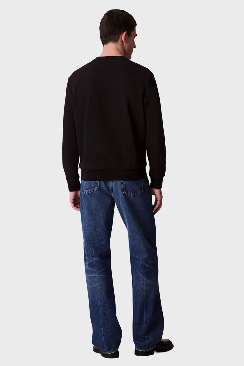 Мужской черный свитшот LS EU 350TERRY CK BAUHAUS LOGO C 4