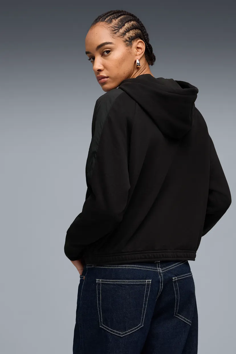 Женское черное худи HER Oversized Hoodie Women 3