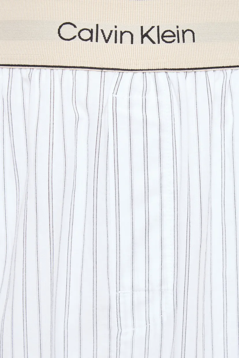 Чоловічі білі брюки у смужку SLEEP PANT 7