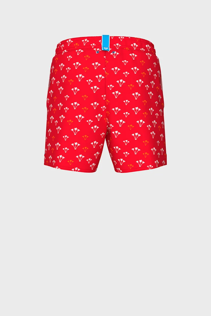 Детские красные плавательные шорты с узором WATER PRINTS BEACH BOXER AO 7