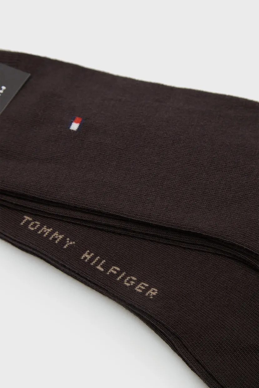 Чоловічі темно-коричневі шкарпетки (2 пари) TH MEN SOCK CLASSIC Tommy ...