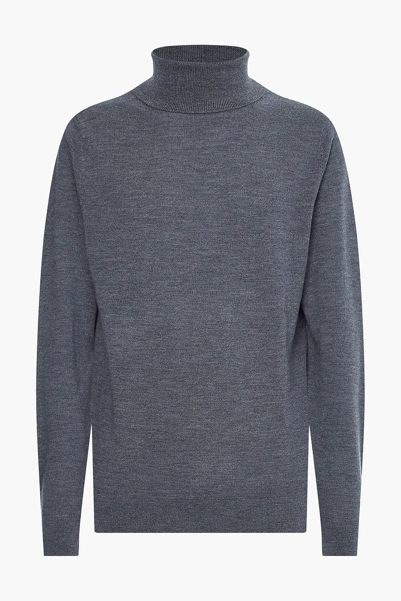 Чоловічий сірий вовняний гольф SUPERIOR WOOL TURTLE NECK 5